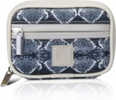 Lavet let Kit Pill Case - Ugentlig Medicin Organizer med Aftagelig Syvende Dag Vitamin & Supplement Box (Sølv Snake Skin)