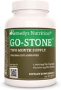 Remedy 's Nutrition Go Stone ™ Nyre & Gallblære Name 124; 1000 mg, 60 Vegan Kapsler Herbal Kosttilskud
