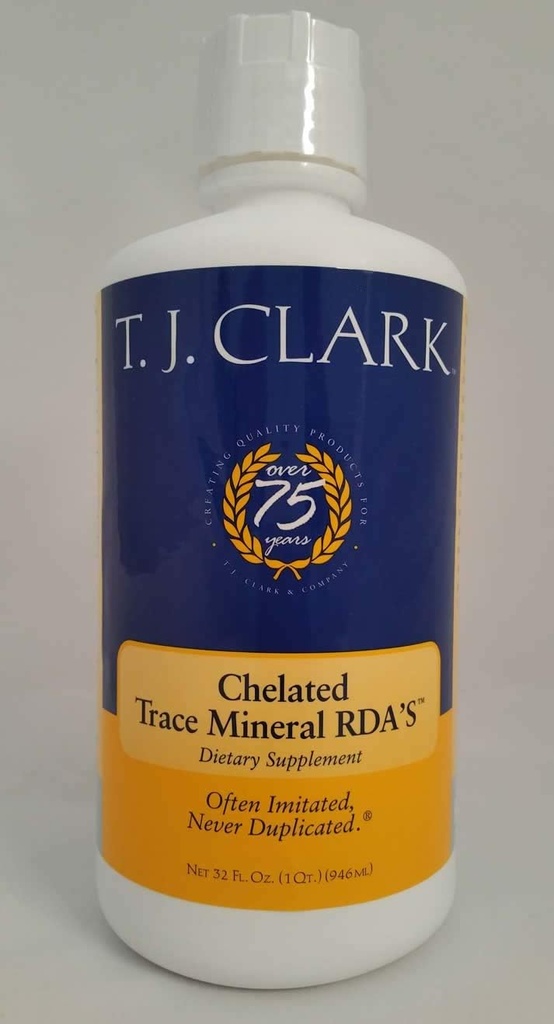 Chelated Trace Mineral RDA 's - 32oz Liquid