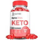 Justified Laboratories Keto Bites Keto ACV Gummies Advanced Formel 1000MG Keto Bites Keto Gummies Apple Cider Vinciate Formuleret med Pomegranate Beet Juice Powder B12 Vegan Non GMO 60 Gummys
