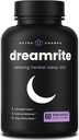 NutraChamps 10- in-1 Natural Sleep Aids for Voksen- Melatonin, Lemon Balm 1000mg, Kamille 400mg, Valerian Root 600mg, L Theanine, L Tryptophan, GABA, Magnesium Sleep Aid