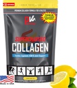 PhysiVantage Supercharged Collagen Peptider Pulver - Hydrolyzed Collagen til fælles, Tendon, Ligament, & Hud Sundhed - Lemon Honning Tea, Keto, Paleo, 16oz124; Forstærket med C-vitamin, BCAA, Grass- Fed