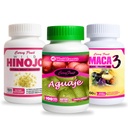 Større Booty, Bust & HIPS - Aguaje + Maca 3 + Wild Hinojo Pills - Natural Curve Shaping Supplement - 3 flasker / 1 Måned Supply