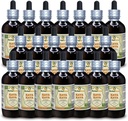 Kava Kava (Piper Methysticum) Tinktur, Tørret Root Liquid Extract (Brand Name: HerbalTerra, Stolt Made in USA) 20x4 fl.oz (20x120 ml)