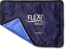 FlexiKold Genbrugelig Gel Stor Ice Pack med Straps - Cold Compress Gel Cold Pack til skader - Fleksibel Medical Ice Wrap til tilbage, Skuldre, Ben, Knæler, Sciatica, Muscle Pain - Standard