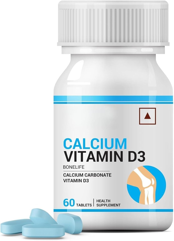 Calcium og vitamin D3 tabletter til mænd Kvinder
