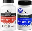 Dr. Emerys blodtrykskapsler Magnesium D3 Kalium CoQ10 B6 B9 B12 Vitamin Zink Vegansukker fri