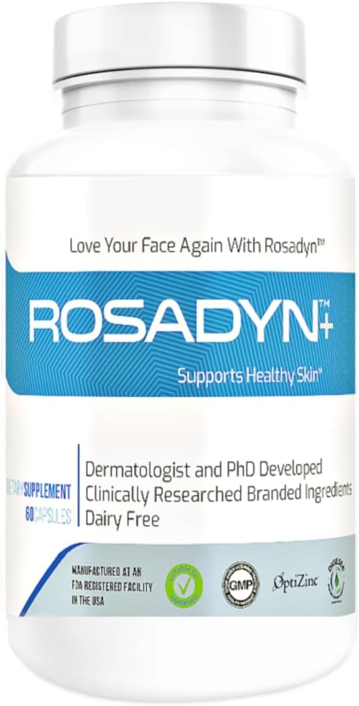 Rosacea hudpleje supplement til rødme af ansigt, øje og næse Budding124; Mål Root Årsag til symptomer