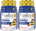 Zarbee 's Children' s Sleep Gummies med Melatonin, Non- Habit Forming Children 's Sleep Gummies Arbejde med Natural Sleep Cykler for at fremme fredelig søvn, Drug- Free, Natural Strawberry, 60 ct (Pack of 2)
