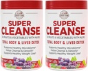 LAND FARMS Super Rensning, Super Juice Rensning, Understøtter sundt fordøjelsessystem, 34 Frugter og grøntsager, fremmer naturlig afgiftning, Fremme sund vægthåndtering, 28 Servering
