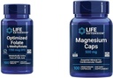 Life Extension Brain & Heart Health Folate og Magnesium Supplement Bundle, 100 tabletter og 100 kapsler