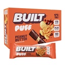 Bygget bar, Puff Protein Bars, Peanut Butter Puff, 17g Protein Snacks, On- The- Go Bars, Kun 150 kalorier, 6g Sukker, Collagen, Gluten Free, 12 Greve