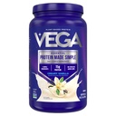 Vega Protein Made Simple Protein Powder, Vanilla - Stevia Free, Vegan, Plant Based, Sund, Gluten Free, Pea Protein for kvinder og mænd, 2.2 lbs (Packaging May Vary)