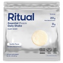 Ritual Vegan Protein Powder med BCAA: 20g Organic Pea Planted- baseret protein fra Regenerative Farms i USA, Komplet Aminosyreprofil, Gluten Free, Sugar Free, Dairy Free, Vanilla, 1 Lbs