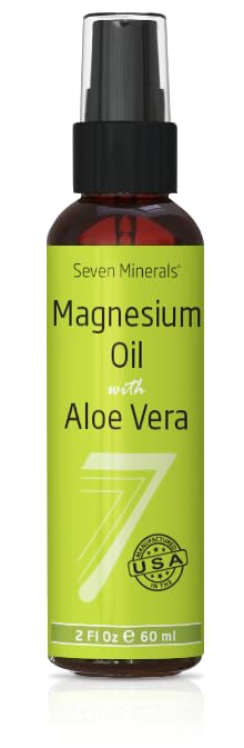 Syv Minerals Pure Magnesium Oil Spray - Pharmaceutical (USP) Grade, Højeste Styrke - Mined i USA
