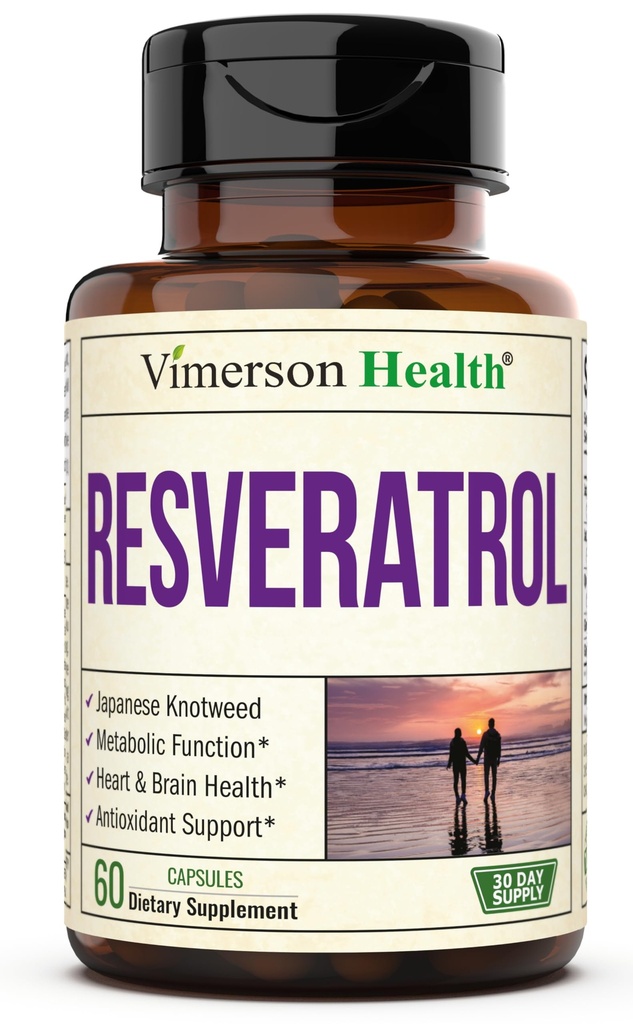 Japansk Knotweed kapsler - Resveratrol tillæg med 1000mg Japansk Knotweed, Green Tea Extract, Quercetin, Grape Extract. Potent antioxidant til sund aldring og cardiovaskulær støtte. 60 Caps
