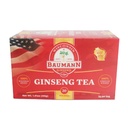 Baumann Premium American Ginseng Tea Tasker (20 Tea Tasker) - Autentiske Panax Wisconsin Grown Panax Ginseng Urtete - Sund grøn te med antioxidant Ginsenosider for forbedret fokus og energi