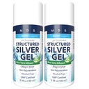 Sølv kolloid gel med Aloe Vera, 3,38 oz (pakke med 2)