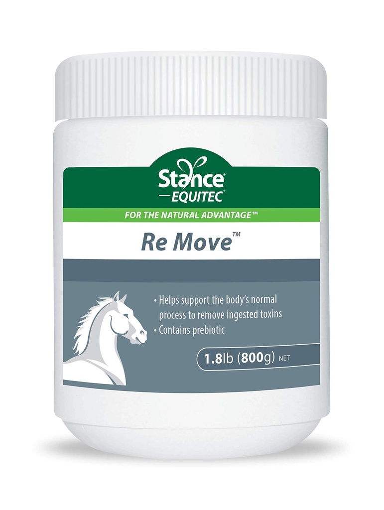 Stance Equitec Re Move - Horse Kosttilskud, der understøtter kroppens normale proces for at fjerne inducerede toksiner, Indeholder Probiotika - 1,5 LB