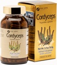 FINE JAPAN Cordyceps Mushroom Capsules - Premium Cordyceps Militari og Sinensis Extract for optimale sundhedsmæssige fordele, 100% autentiske Cordyceps i Easy- to- Swallow Capsules