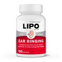 Lipo- Flavonoid Plus Tinnitus Relief - Doctor- Anbefalet til Ringøre - Klinisk-Proven Lemon Bioflavonoid Complex med vitaminer C, B1, B2, B6, B12, & Calcium - 100 kapsler