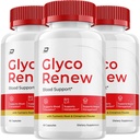 Glyco Renew Capsules, GlycoRenew Advanced Supplement, All Natural Formula to Maintain Healthy Levels, Maximum Strength Daily Formula, Glyco Renew Capsules Reviews (3 Pack - 180 Capsules)