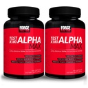 FORCE FACTOR Test X180 Alpha Max, 2- Pack, Total Testosteron og Nitrooxid Booster for mænd med bukkehorn Seed & Tribulus at øge blodgennemstrømningen & forbedre mandlige atletiske ydeevne, 360 kapsler