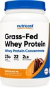 Nutricost Grass- Fed Whey Protein koncentrat (Chocolate Peanut Butter) 2LBS - Post Workout Powder Supplement, Non- GMO