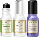 Magnesium Lavendel Roll On Pack af 3 - Perfekt Selfcare gave til fødselsdag jul eller stocking Stuffers