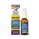 Natural Path Silver Wings Kolloid Sølv 150ppm (750mcg) w / Echinacea & Oregano immunforsvar supplement - 1 fl. oz Spray