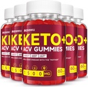 Keto ACV Gummies - 1500mg Apple Cider Vinagar med mor - Vegan, Non- GMO, Organic Apple Cider Vinagar Gumies for Women Mænd, Detox & Cleanse, 5 Pack