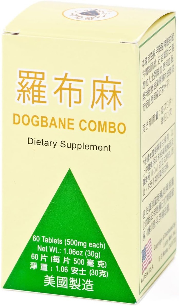 Dogbane Combo tabletter 60 tabletter, pakke med 3