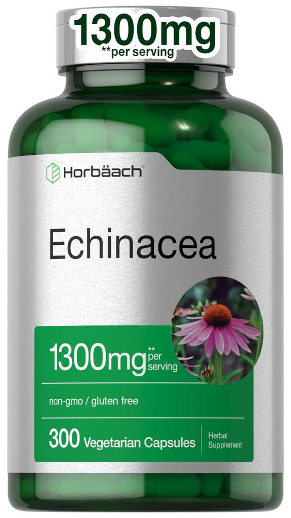 Horbäach Echinacea Extract Kapsler 1300mg