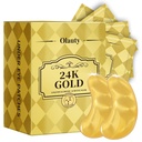 30 Par 24K guld øje maske, øjenplastre for Puffy øjne og mørke cirkler, Under øjet maske plastre Skincare, for kvinder Mænd