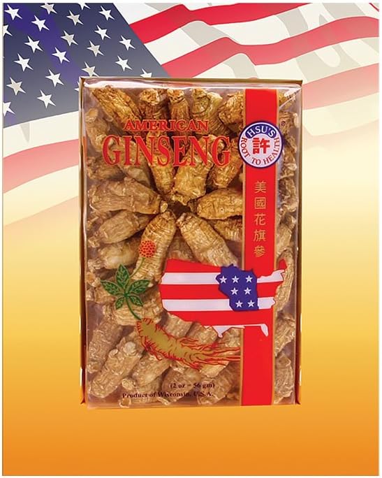 HSU 's Ginseng SKU 115-2 - 124; Short Small # 2 - 124; Dyrket Amerikansk Ginseng fra Marathon County, Wisconsin USA - 124; - 124; 2oz Box, - B019PK53SE