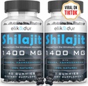 84.000 MG Organic Shilajit Gummies with 85 + Trace Minerals, Fulvic Acid, Shilajit for Mænd & Kvinder, Energy & Immunsupport, High Potency Gold Grade, Sugar- Free, Vegan, 100% Natural 120 Gummies