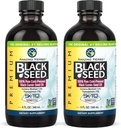 Amazing Herbs Premium Black Seed Oil - Gluten Free, Non GMO, Cold Pressed Nigella Sativa aids i fordøjelsessygdomme, immunforsvar, hjernefunktion - 8 Fl Oz (Pack of 2)