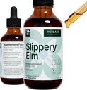 Slippery Elm Bark 4 fl oz Liquid Extract - Gut Health, Respiratory & Immunsupport - Ulmus Rubra Tincture - Natural Herbal Drops for Man & Woman - Familie Størrelse - Høj potens - 90-dages levering