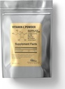 Pure C-vitamin pulver Økologisk (8 Oz / 226 g) Ascorbinsyre pulver Kraftig antioxidant til huden selv hudpleje