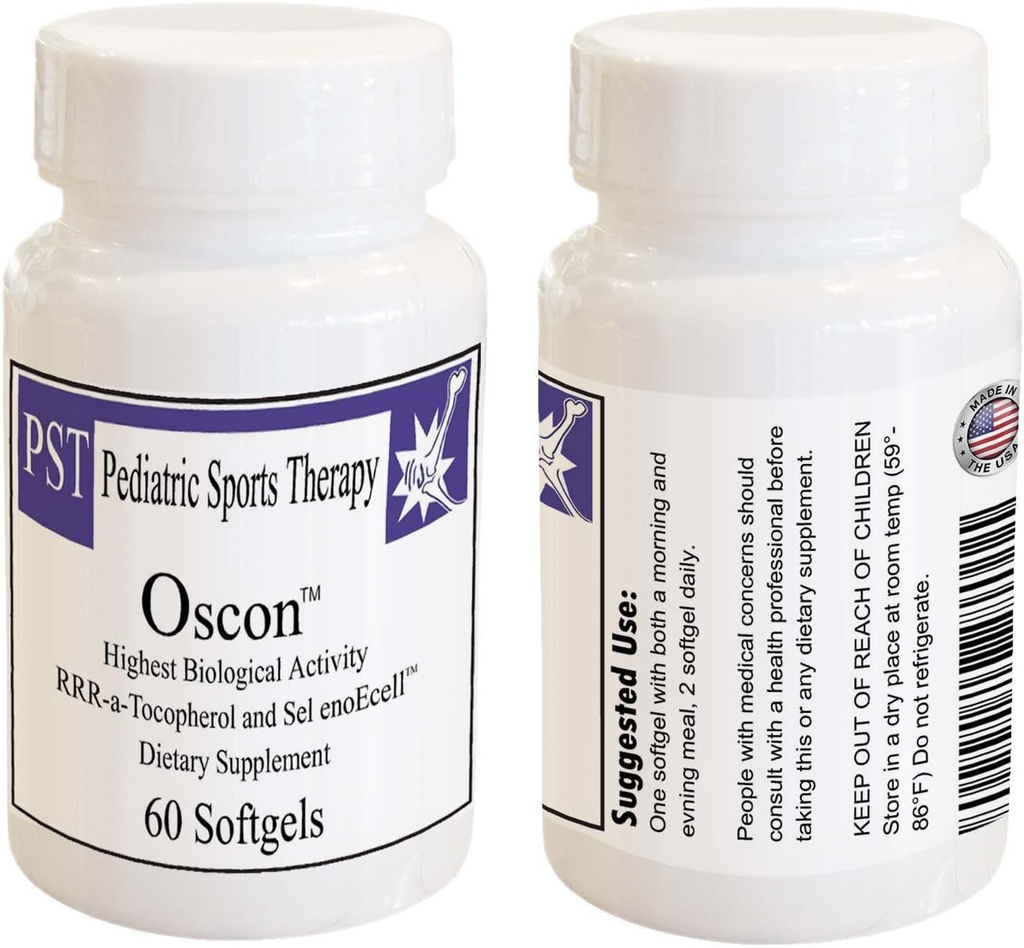 Oscon 60 ct - RRR- a- tocopherol & Selenium Nutractical Supplement