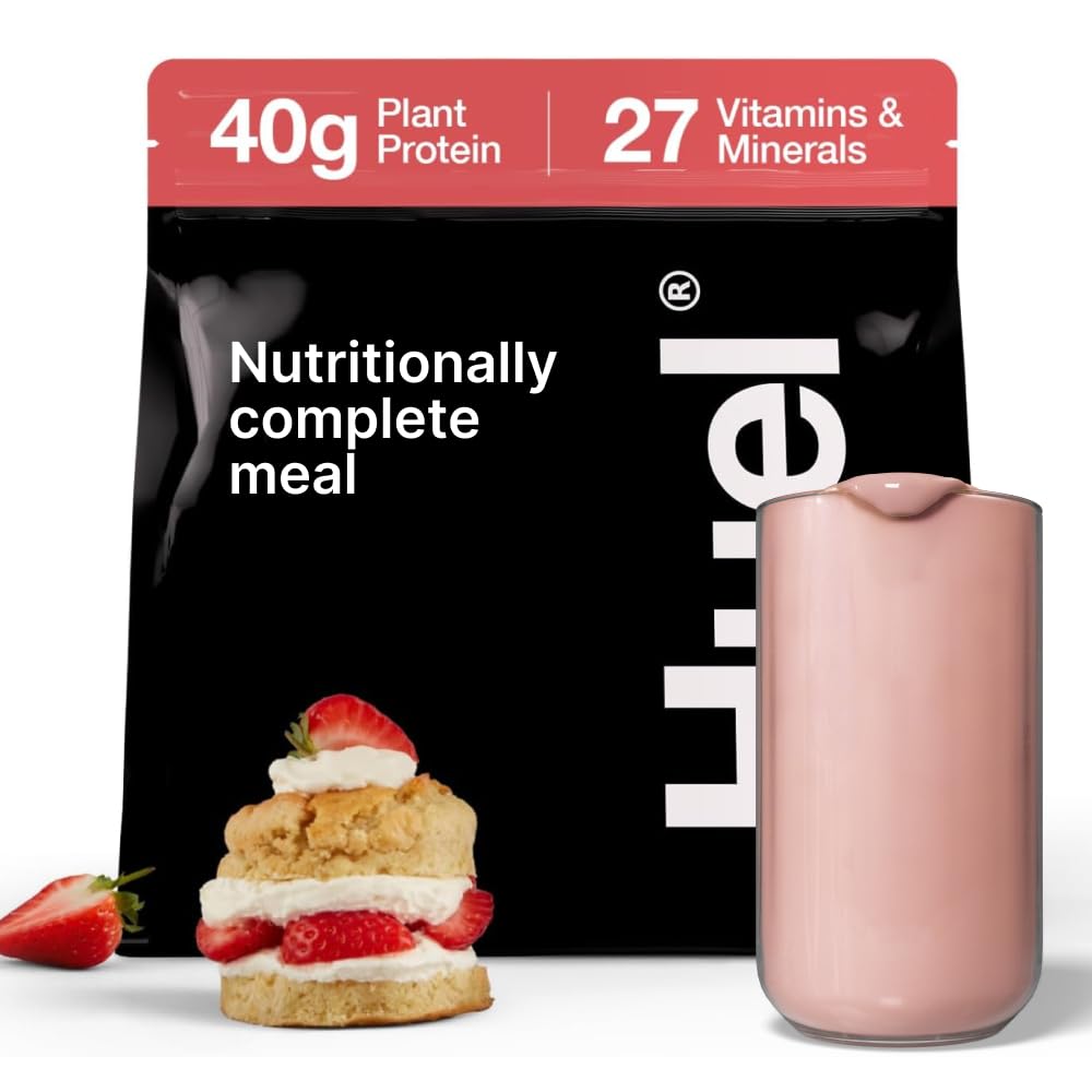 Huel Black Edition Note 124; Strawberry Shortcake 40g Vegan Protein Powder