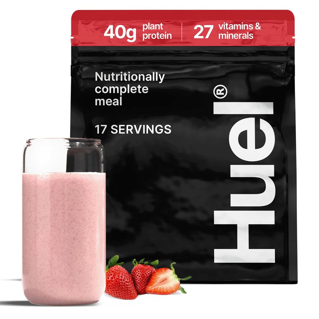 Huel Black Edition Note 124; Strawberry Shortcake 40g Vegan Protein Powder