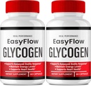 Easy Flow Glycogen Support Kapsler - Officiel Formel Glycogen Support EasyFlow Pills, Easy Flow Pills - Maksimal styrke, Glyco Optimizer Pills, Samlet sundhed, Easy Flow Kapsler Anmeldelser (2 Pack)
