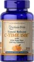 Puritan 's Pride Vitamin C 1500 mg med Rose HIPS kapsler, 100 Greve