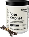 Perfect Keto eksogene Ketoner Powder, BHB Salts Supplement for Ketosis & Fasting, Plus Electrolytes for Hydration, Koffein Free Energy, Keto Diet, Focus & Workout Support, Vanilla, 6.7 oz
