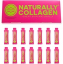 Premium Hydrolyzed Flydende Marine Collagen Supplement - 8000mg af Collagen per Sachet Plus 180mg VIT C - Natural Tropical Fruit Flavour - 14 Sachets per Box