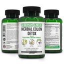 Siberian Green Herbal Colon Detox with Senna Buckthorn Prune Fruit 90 Capsules – Traditional Siberian Formula 14 Herbs & Probiotic to Cleanse Colon and Detox Body