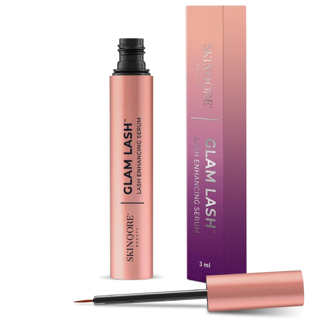 GlamLash Eye lash Growth Serum- 124; Rapid Lash Conditioners - 124; Grow Længere Thicker Lashs - 124; Keratin peptider og aminosyrer Eyelash Enhancing Serum- 124; Natural Eyelash Growth - 124; USA Made - 3ml